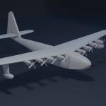 The Spruce Goose - Howard Hughes HK-1 Hercules - Over 5.0 inches wide