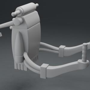 Captain Scarlett - Jet Pack - 1:6