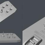 James Bond - Custom armrest weaponry control console from the James Bond DB5