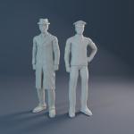 Green Hornet and Kato - Standing - 2 Figure Set - 1:35 1:24