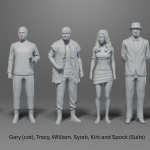 Star Trek TOS - 6 Figure Set 8 - 1:32
