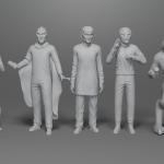 The Outer Limits - 5 Figure Set - 1:18