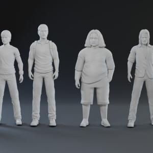 LOST - TV SHOW CAST Collection - 46 Figures - 1:24 1:18