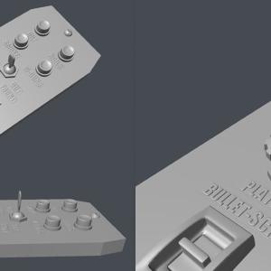 James Bond - Custom armrest weaponry control console from the James Bond DB5