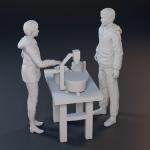 Lost In Space - Campsite Figures - 1:24