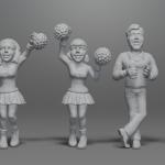 Animal House Figures - Mezco-Style - Set of 4 - 8.5 inches tall