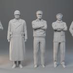 Hogan's Heroes - 5 Piece Set - Klink Schultz Hogan Lebeau Newkirk - 1:24