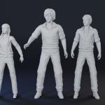 Land of the Lost 8 Piece 3D Print Set 3 Sleestak Chaka Enik Rick Will Holly 1:18