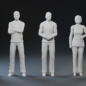 Space 1999 - 12 Figure Set - 1:35