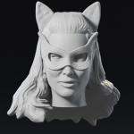 Cat Woman - Head Sculpt