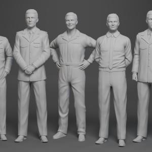 Voyage to the Bottom of the Sea (VTTBOTS) - 5 Figure CREW - 1:24