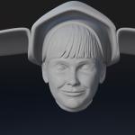 Flying Nun - Sally Field - Head Sculpt