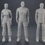Fast and Furious - Set 1 - Deckard Roman Tej Letty Dom Mia Han Brian - 1:24 1:18