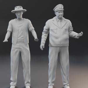 The Honeymooners - 2 Figure set - 1:24