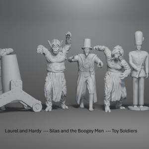 Laurel Hardy Babes in Toyland 9-piece Set - 1:18
