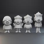 Captain Crunch - 6 Figure Set - 1:24