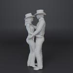 Urban Cowboy - John Travolta Dance with Winger (Sissy) and Smith (Pam) - 1:24 1:18