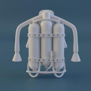 Lost in Space James Bond Jet Pack for 12" 1:6 ACTION FIGURE
