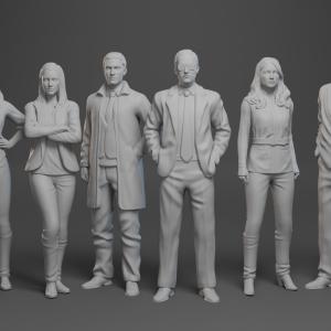 Marvel's Agents of Shield - 6 Figure Set - 1:24