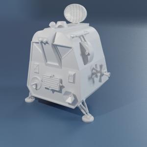 Lost In Space - SPACE POD 1:35 1:24 - Rear Hatch - Open or Closed