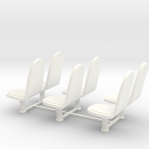 Lost in Space - Chariot seating without seat belts - 1:35 1:24