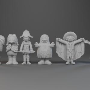 McDonald's Vintage 10 Figure Set - 1:24