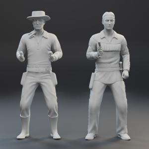 Lone Ranger and Tonto - 1:24 scale