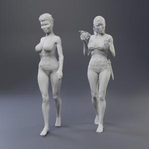 James Bond 007 - Honey Ryder and Jinx - 2 Figure Set - 1:18