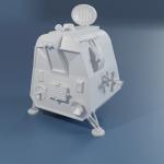 Lost In Space - SPACE POD 1:35 1:24 - Rear Hatch - Open or Closed