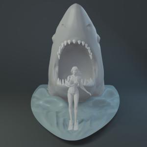 JAWS - Movie Promo model - 1:35