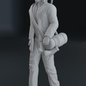 KUNG FUv- Kwai Chang Caine David Carradine - 2 Figure Set - 1:18