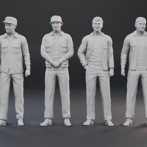 M.A.S.H - 6 Figure Set - 1:24