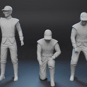 V VISITORS - 12 Figure Set - 1:35 or 1:24