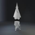 Planet of the Apes Beneath Icarus - Launch or Crash Base with 2 figures