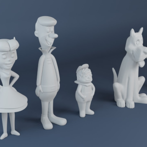 The Jetsons - George Jane Elroy Judy Astro Rosie and Mr Spacely - 1:24