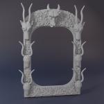 Lost In Space - The Magic Mirror - 3 Piece Set Judy Penny Mirror - 1:24