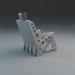 Lost in Space - Lower-Level Navigation Seat - 1:35 1:24