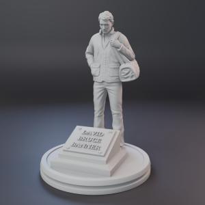 Bruce Banner Bill Bixby Hulk Statue - 6 inches