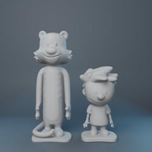 Calvin and Hobbes -Statue OR Bust - 1:18
