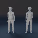 Adam 12 - Reed and Malloy - 2 figure Set - 1:32 1:24