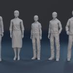 Leave it to Beaver - 5 Figure Set - 1:24