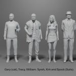 Star Trek TOS - 6 Figure Set 8 - 1:32