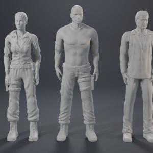 Fast and Furious - Set 1 - Deckard Roman Tej Letty Dom Mia Han Brian - 1:24 1:18