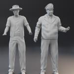 The Honeymooners - 2 Figure set - 1:24