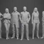 Marvel's Agents of Shield - 6 Figure Set - 1:24